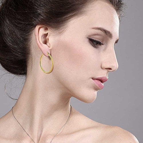 Pendientes De Aro Chapados En Oro