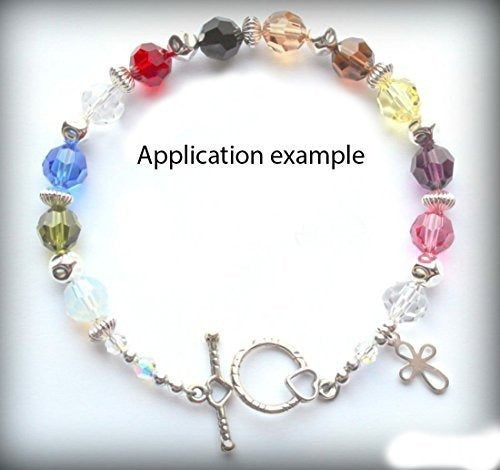 50 Unids 8 Mm Adabele Granos Austríacos De Cristal Redondo