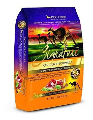Alimento Para Perros Zignature Kangaroo Formula, 13.5 Lb