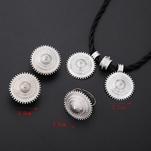 Sets de Collar Colgante, arete y Anillo Joyería