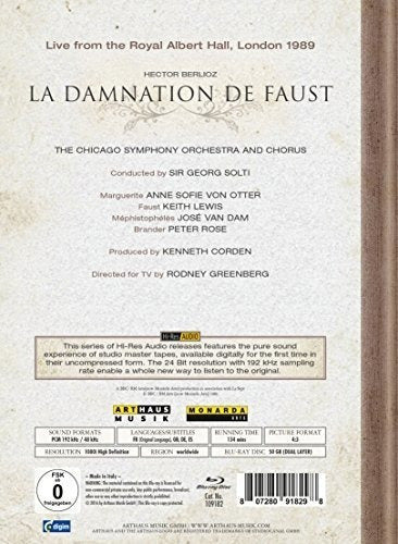 pelicula de Berlioz La Damnation De Faust blu ray