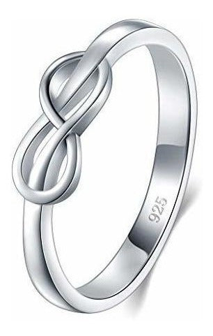 Boruo Anillo De Plata De Ley 925, Alto Brillo, Símbolo De