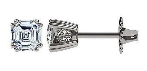 Aretes con adorno cortado con circón Swarovski