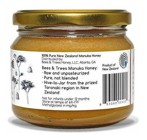 Abejas y Árboles 500 Mg 100% Miel de Manuka Nueva Zelanda