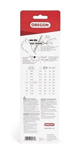 Oregon 25894 Guía De Archivo De Motosierra De Pulgadas