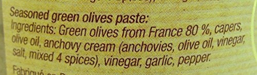 crema de alcaparras y aceitunas