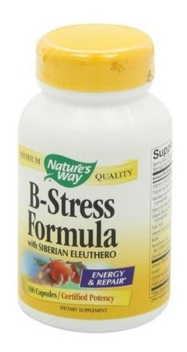 Nature's Way B-stress Con Eleuthero Siberiano, 100 Cápsulas