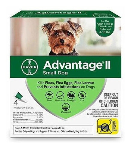 Tratamiento de pulgas para perros pequeños de 3 a 10 libra