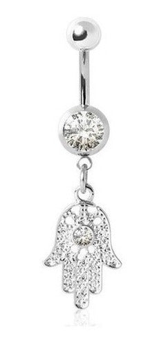 Set De Pendientes Pierce Me Hamsa Model