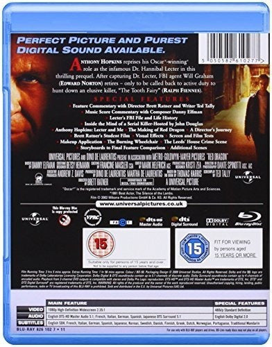 El Conjunto De Blu Ray Hannibal Lecter Trilogy