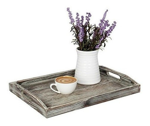 Bandejas Para Desayuno Con Nidos De Madera