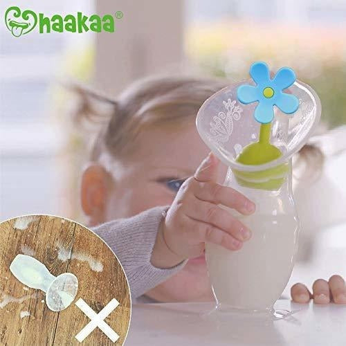 Extractor De Leche De Silicona Haakaa Con Base De Succión