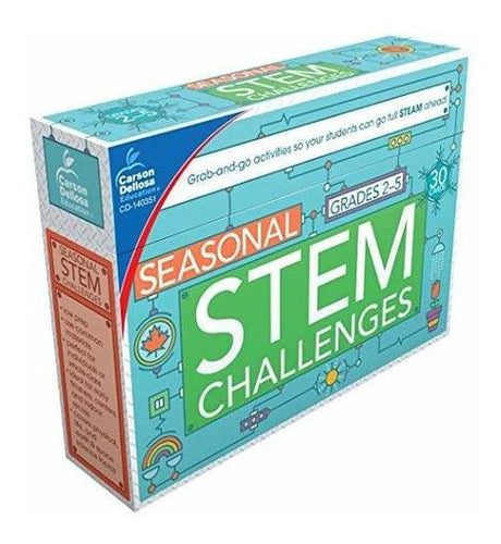 Seasonal Stem Desafíos Tarjetas de aprendizaje