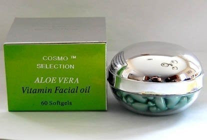 Aloe Vera Vitamin Facial Oil 60 Cápsulas