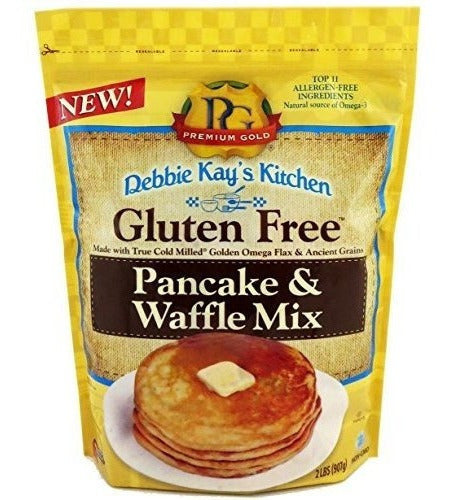 Premium Gold Gluten Free Pancake And Waffle Mix | 2 Libras