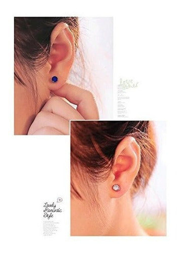 Spiritlele Juego De Aretes De Cristal De 12 Pares De Colores