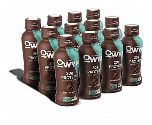 Bebidas de proteína Vegana de Chocolate Oscuro