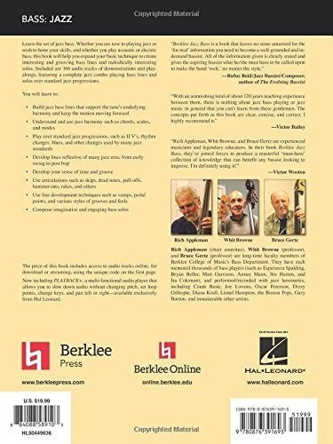 libro de Berklee Jazz Bass Acústico Y Eléctrico