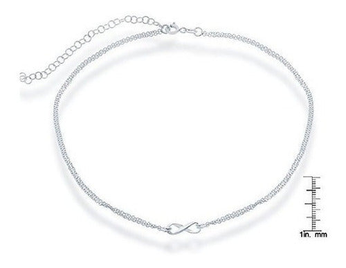 Collar de doble cadena italiano