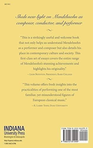 libro Mendelssohn En El Rendimiento