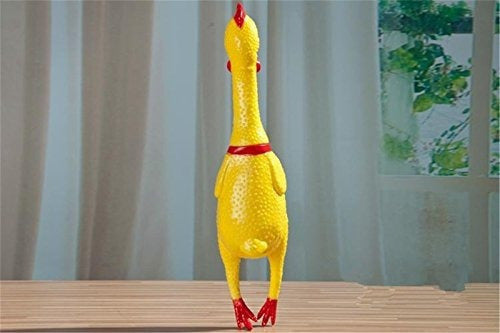 Poplay Pollo De Goma pollo Exprimido, Novedad De La Broma,