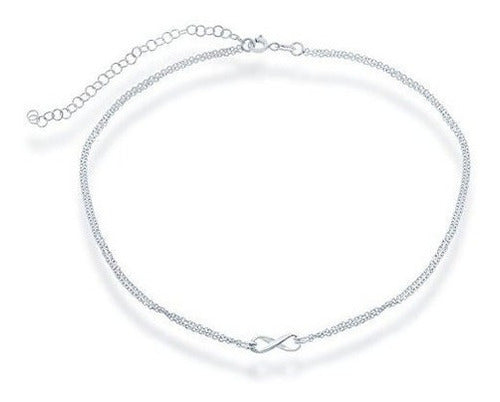 Collar de doble cadena italiano