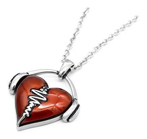 Collar De Corazón Con Latido De Corazón Controse