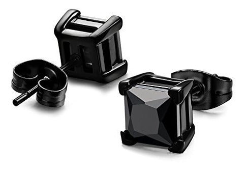 Pares De Aretes De Acero Inoxidable