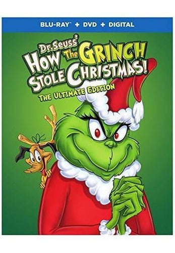 pelicula de Cómo Robó Grinch Christmas en blu ray