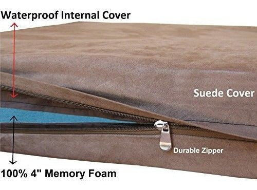 Dogbed4less Cama Ortopédica Extra Grande Para Perros