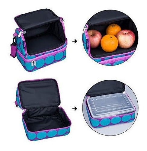 Bolsa De Almuerzo Wildkin De Dos Compartimentos