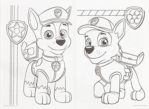 Libro Para Colorear Y Actividades Para Niños Con La Patrulla