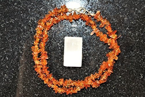 Charged 18 Collar De Cristal De Cuarzo Premium Citrine