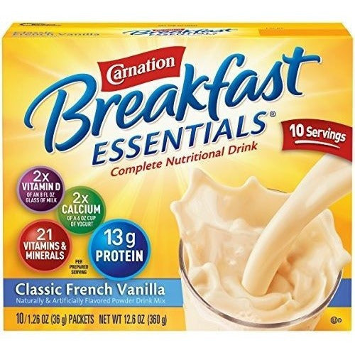 Desayuno instantáneo French Vanilla 10 ct 2 Pack