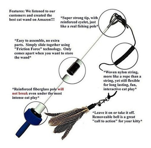 Pet Fit For Life 2 Teaser Y Ejercitador De Plumas Para Gatos