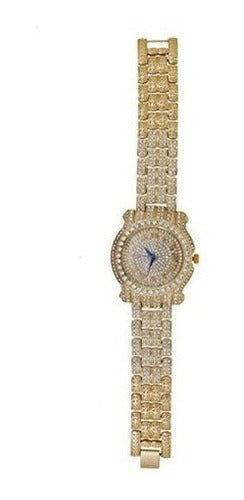 Reloj Rapero Bling-ed Out Hip Hop Luxury Para Hombre W