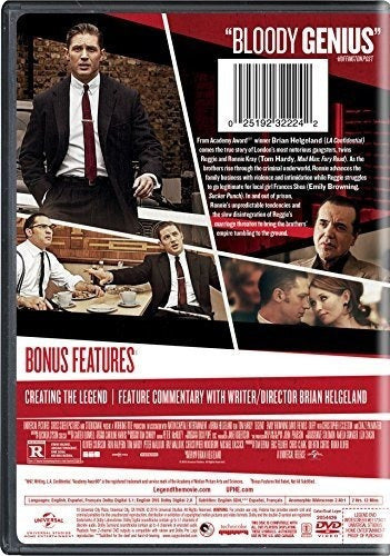 pelicula en DVD Leyenda 2015