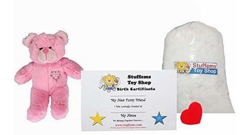 Peluche de Osos De Corazón Rosado De 8 Pulgadas