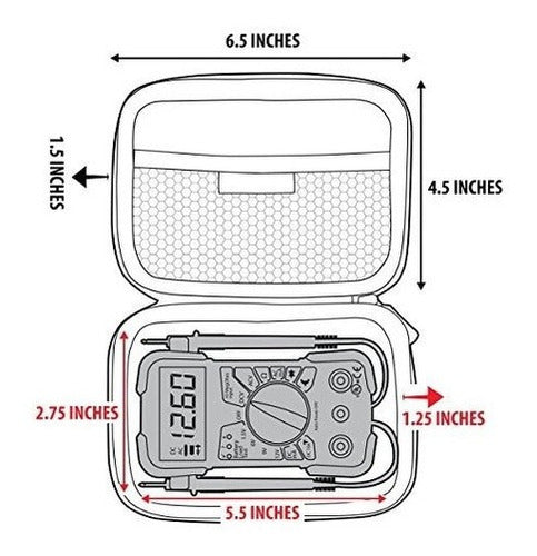 Estuche protector Con exterior rígido y correa