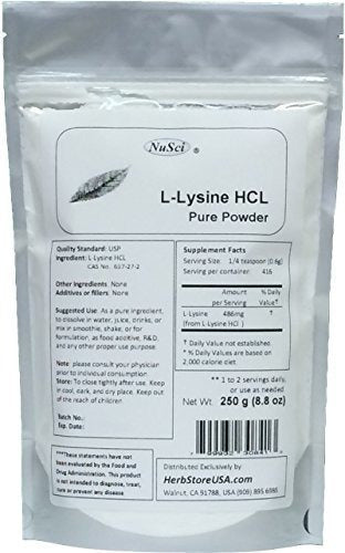 Lisina en polvo puro