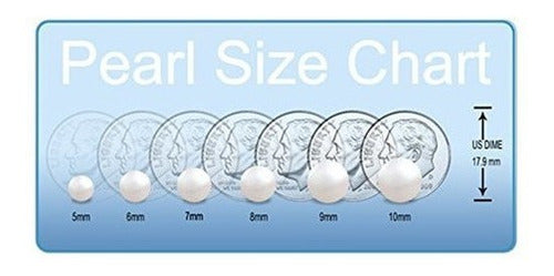 Conjunto de collar y pendientes de perlas y oro