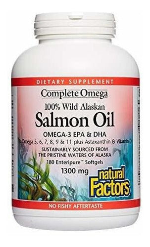 Factores Naturales: Completo El Aceite De Salmón De Alaska