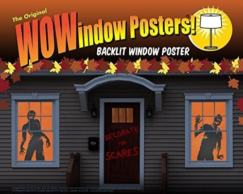 Wowindow Posters Siluetas De Ghoulies Halloween Window