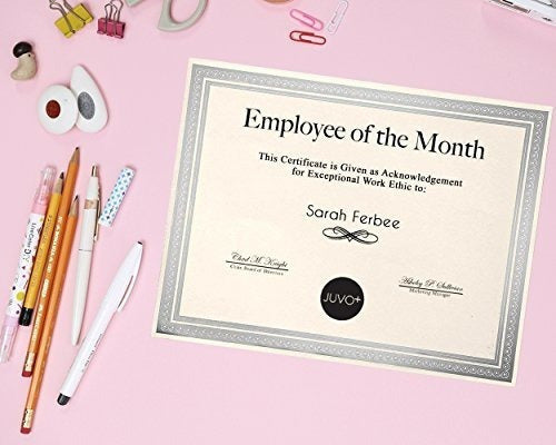 Certificados De Premio - 50 Hojas De Papel Normal En Blanco