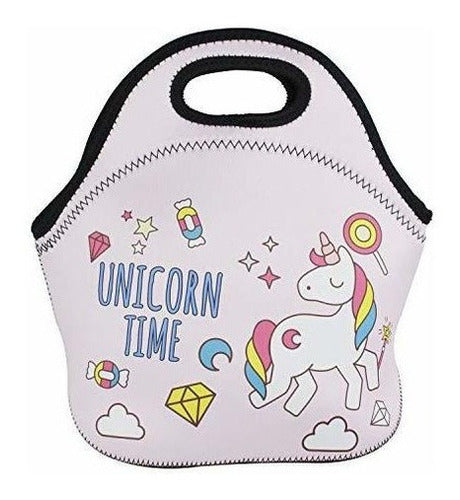 Violet Mist Neopreno Reutilizable Bolsa De Almuerzo Con