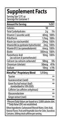 Bebida deportiva Celsius Sparkling Grape Rush, cero azúcar, 12