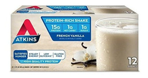 Batido Rico En Proteínas Sin Gluten Atkins, Vainilla