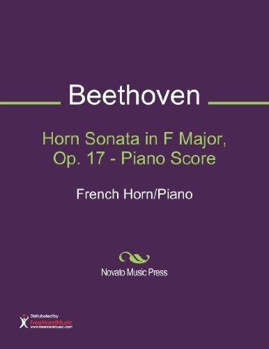 Libro - Sonata De Cuerno En Fa Mayor, Op. 17