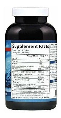 Carlson Omega Complete, Omega-3-6-9, Mezcla Omega Completa,