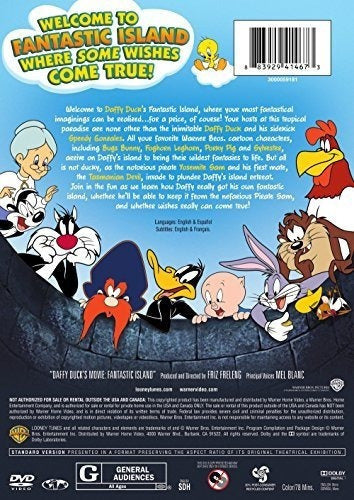 Película infantil De Daffy Duck Isla Fantástica